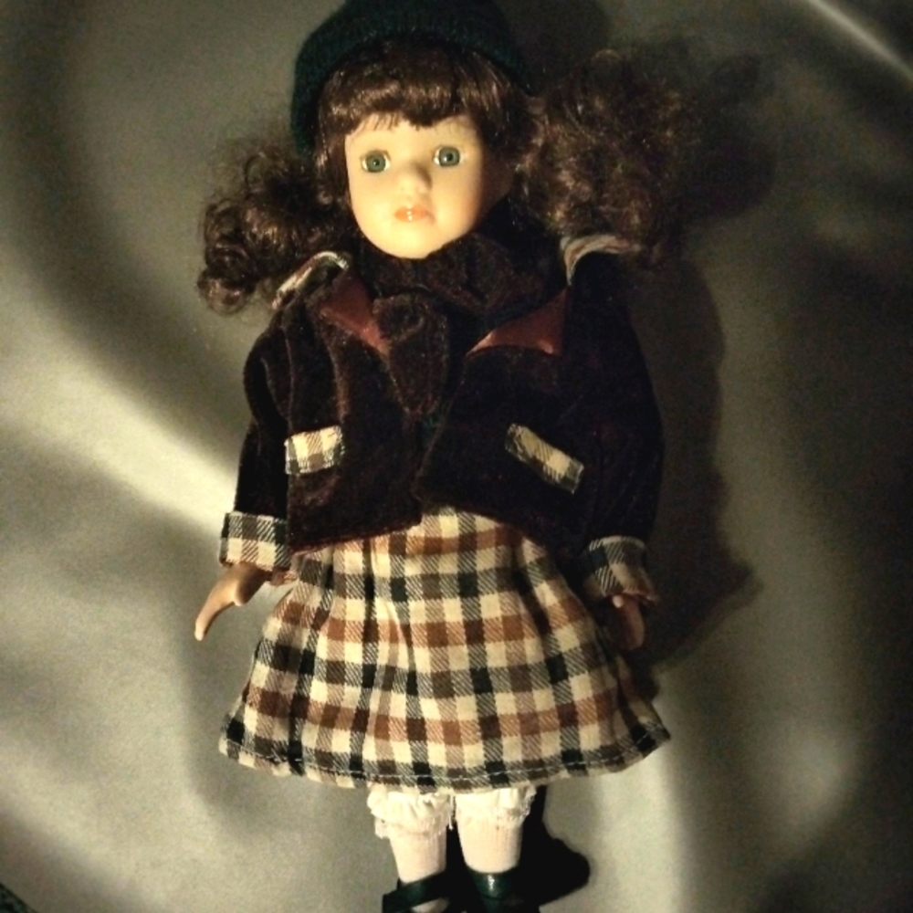 Collectors Choice Fine Bisque Porcelain 12" Doll